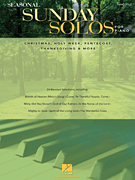 Seasonal Sunday Solos for Piano piano sheet music cover